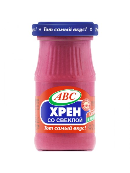 Хрен АВС Со свеклой 160г*15 Хрен АВС Со свеклой 160г*15
